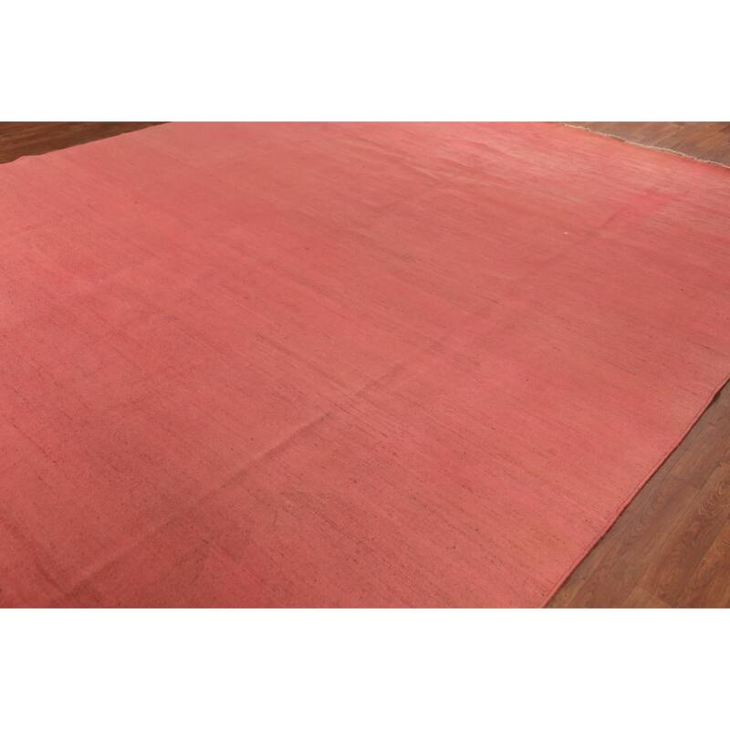 Pink Modern Gabbeh Oriental Area Rug Handmade Bedroom Wool Carpet - 9'10" x 12'8"