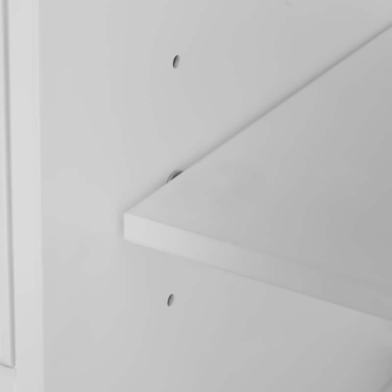 GDFStudio - Mario 36" Bathroom Vanity Cabinet with 4 Drawers and 1 Soft-Close Door