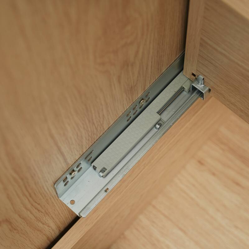 Minimalist Bathroom Cabinet Storage Vanity with 2 Lager Drawers