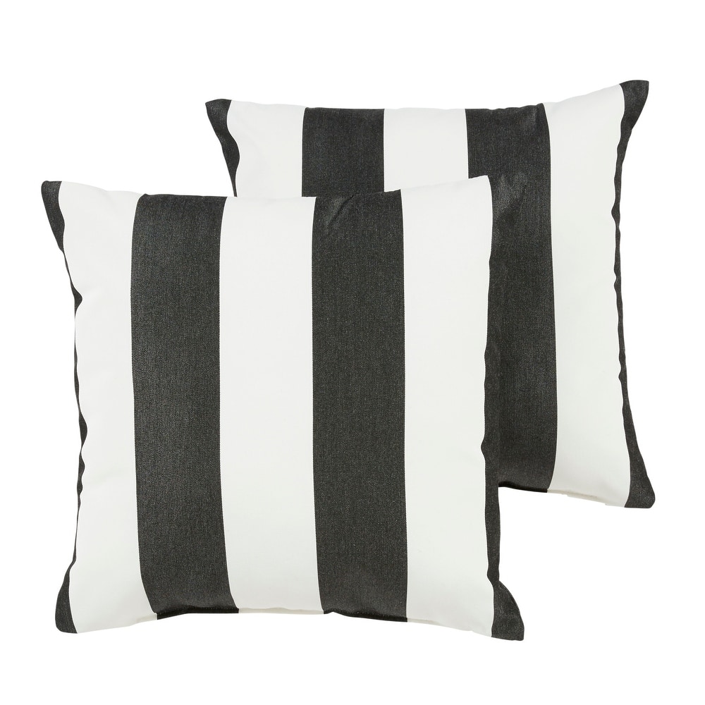 Sorra Home Sunbrella Outdoor Knife Edge Pillow Set of 2