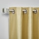 preview thumbnail 41 of 43, ATI Home Chatra Faux Silk Grommet Top Curtain Panel Pair