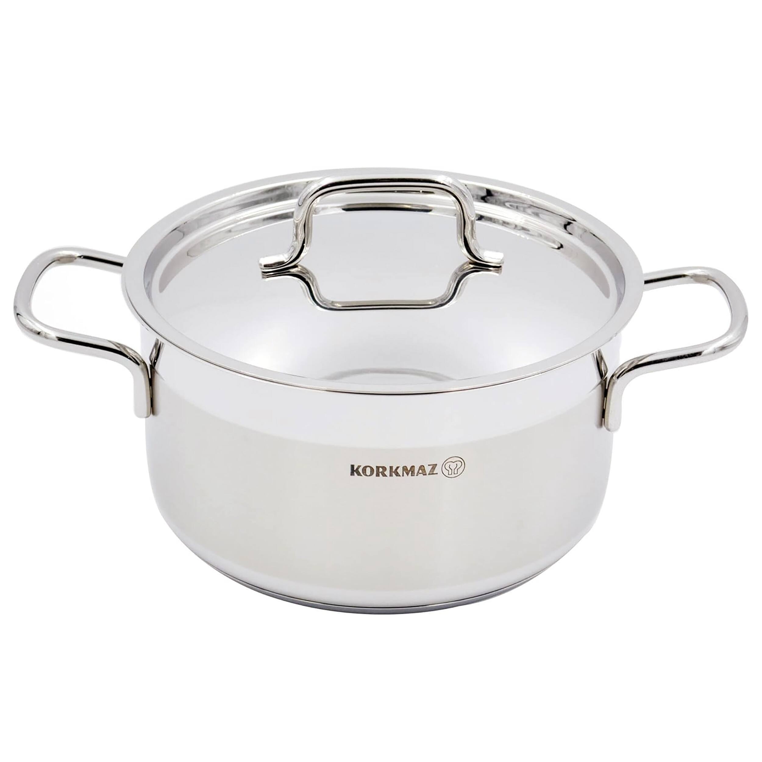 2 Piece 2.5 Liter Stainless Steel Casserole Dish with Lid Bed Bath & Beyond 39119489