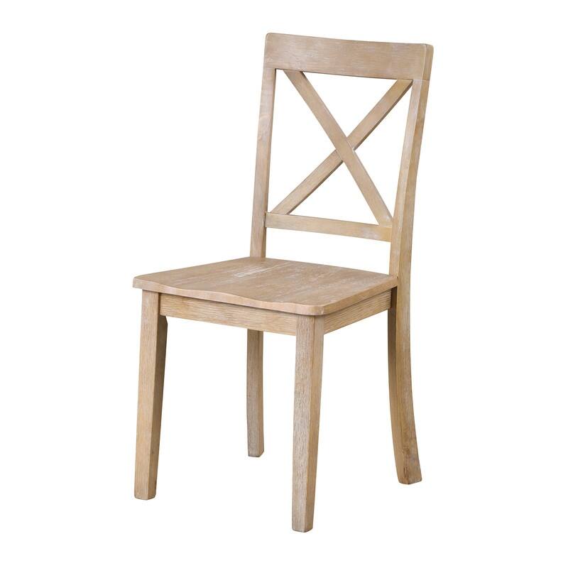 5-Piece Round Dining Table Set Wood Extendable Kitchen Table Set with 4 Upholstered Chairs Farmhouse Dining Set for 4 People