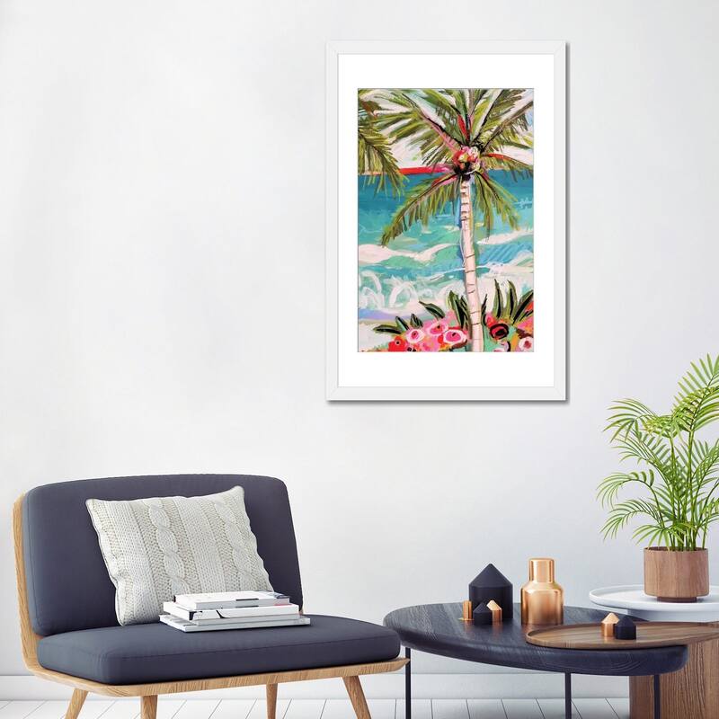 iCanvas "Palm Tree Whimsy II" by Karen Fields