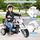 preview thumbnail 31 of 37, 6V Powered Toddler 3-Wheel Motorbike Ride On Toy with Horn and Headlight - 36" x 19" x 25" (L x W x H)