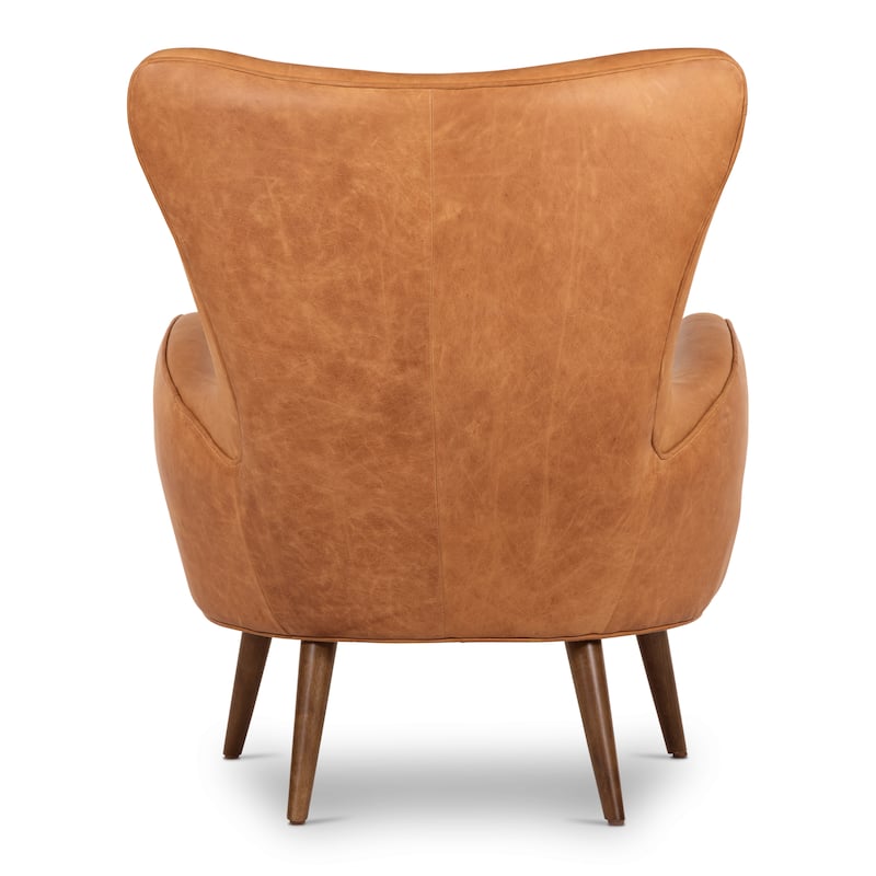 Poly and Bark Aida Lounge Chair (Set of 2) - Genuine Italian Leather
