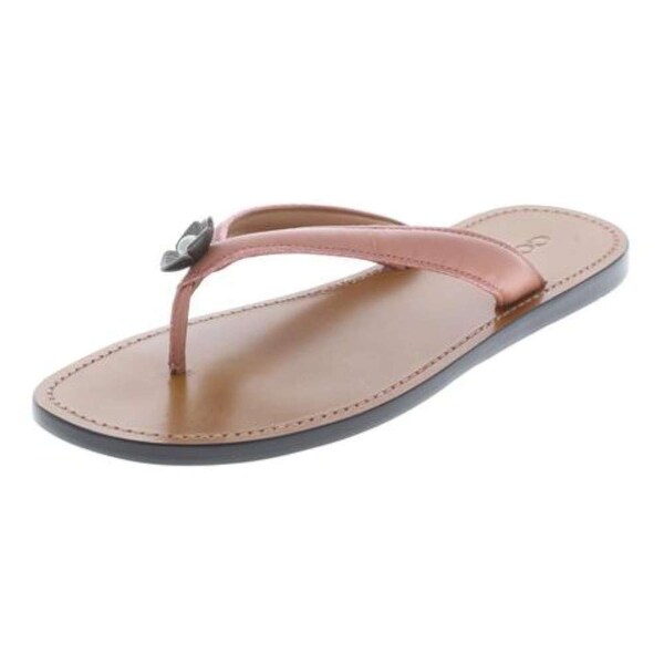 coach flip flops womens