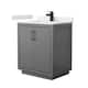 Option Dark Gray / White Quartz Top / Matte Black