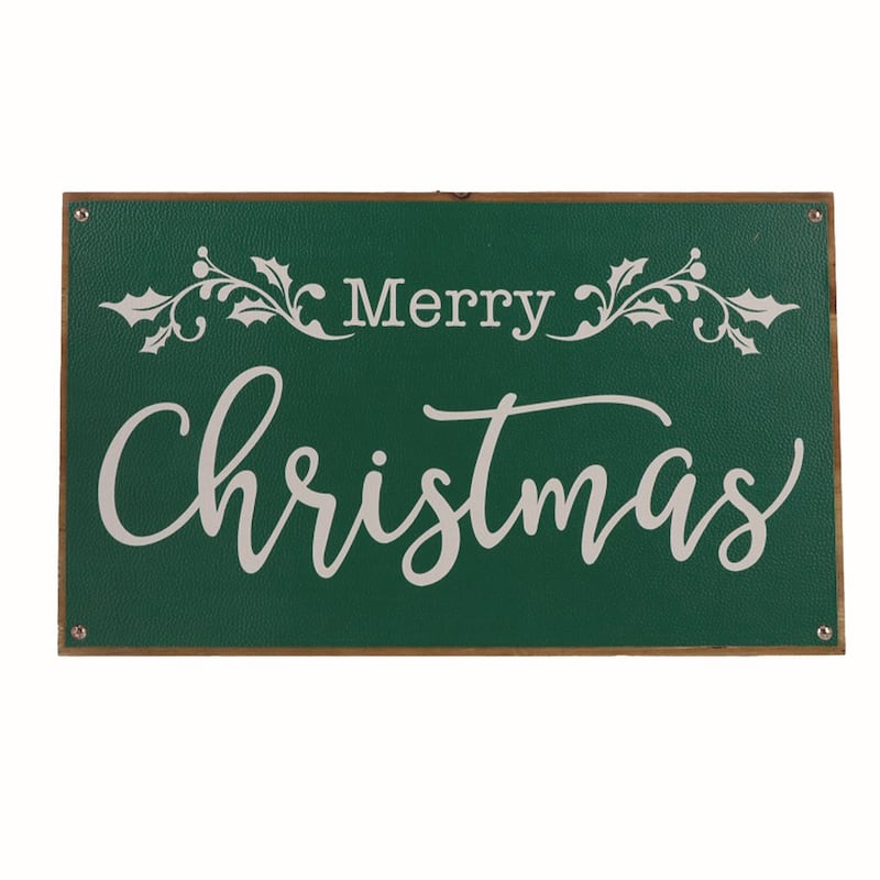Merry Christmas Sign 20"L - 20 x 1.25 x 14