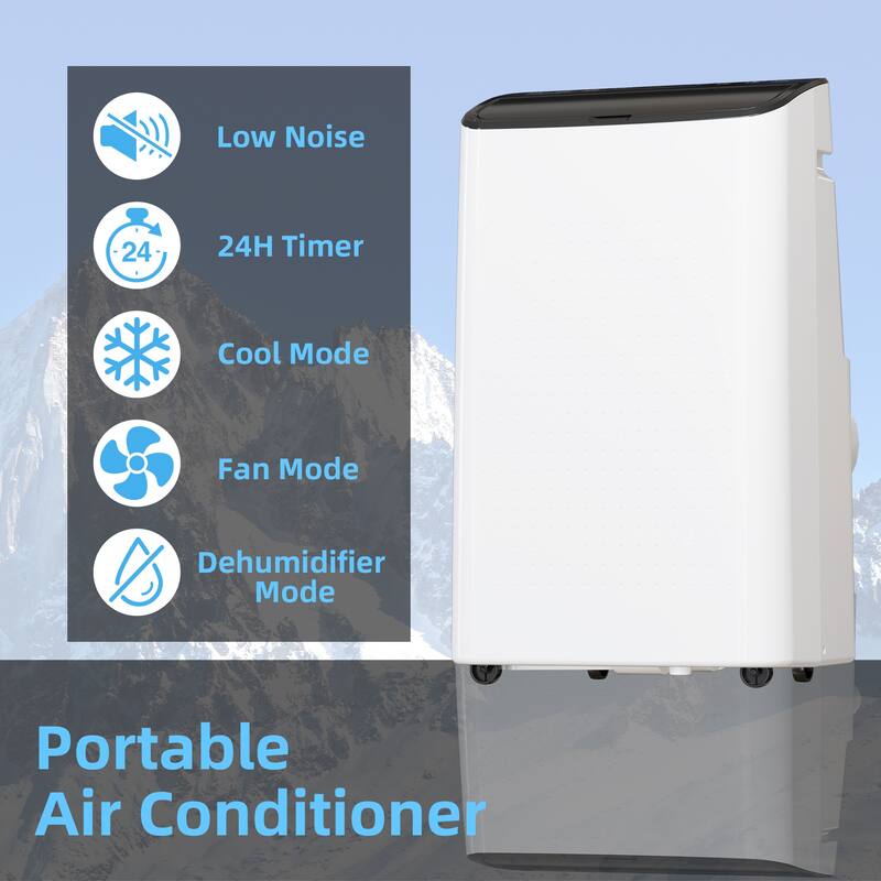 14,000Btu Portable Air Conditioner, Cools up to 750 Sq.ft