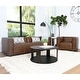 preview thumbnail 11 of 9, Abbyson Hamilton Top Grain Leather Dark Camel Sofa