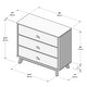 preview thumbnail 9 of 54, Max and Lily 3-Drawer Solid Wood Dresser