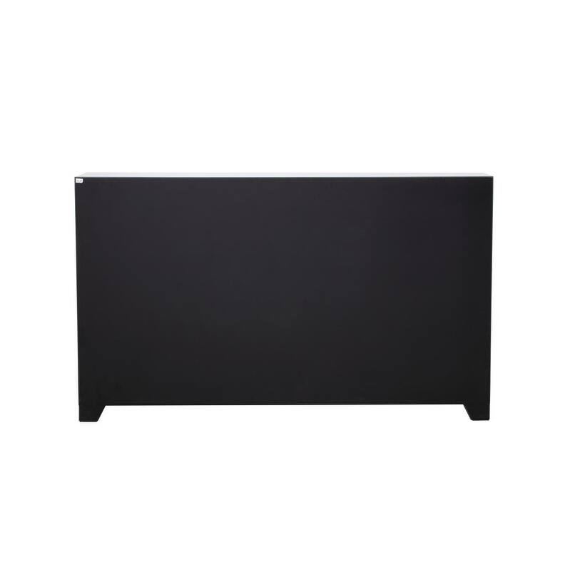 60 in clear crystal mirrored credenza