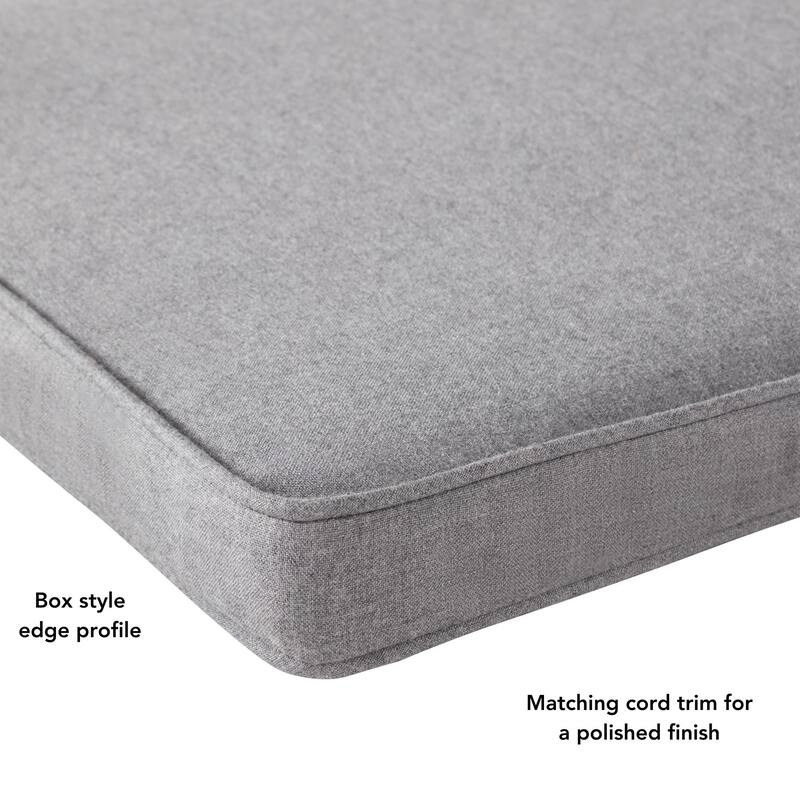 Sunbrella Indoor/ Outdoor 17-inch Square Corded Chair Pad (Set of 2)