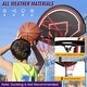 preview thumbnail 7 of 9, Costway 5.6-7.5FT Height Adjustable Basketball Hoop System Stand - See Details