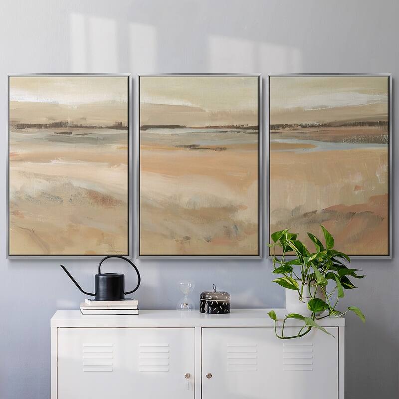 Earth Tone Landscape II - Multi Piece Framed Canvas