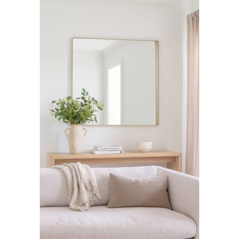 Varaluz Kye Rounded Square Wall Mirror - 40"W x 40"H