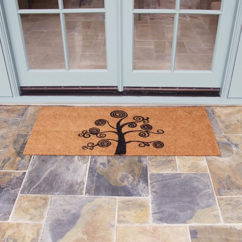 Rubber-Cal Country "Oversized" Front Door Mat Kit - 24" x 57" - 2 Door Mats