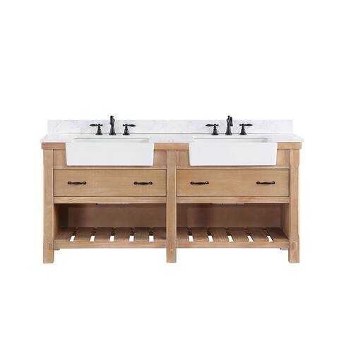 Villareal Bath Vanity with Composite Stone Top and Basin
