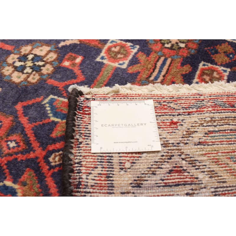 ECARPETGALLERY Hand-knotted Andelz Navy Wool Rug - 3'7 x 9'6