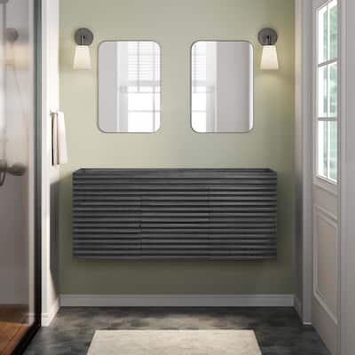 Render 48" Double Sink Compatible (Not Included) Bathroom Vanity Cabinet