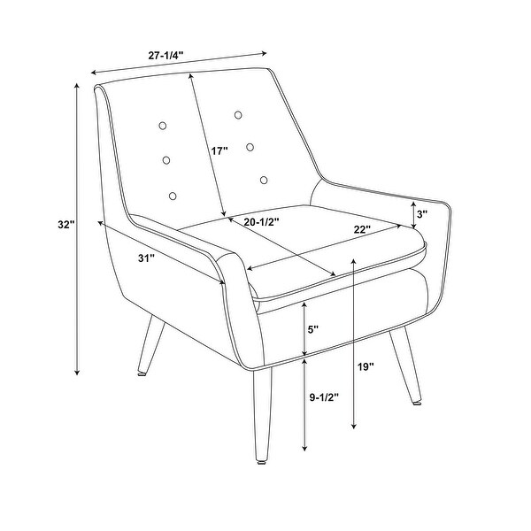 Arlo Bright Blue Chair