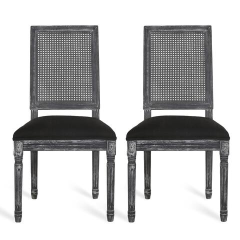 Regina French Country Dining Chairs (Set of 2) by Christopher Knight Home - 20.00" L x 22.50" W x 39.50" H