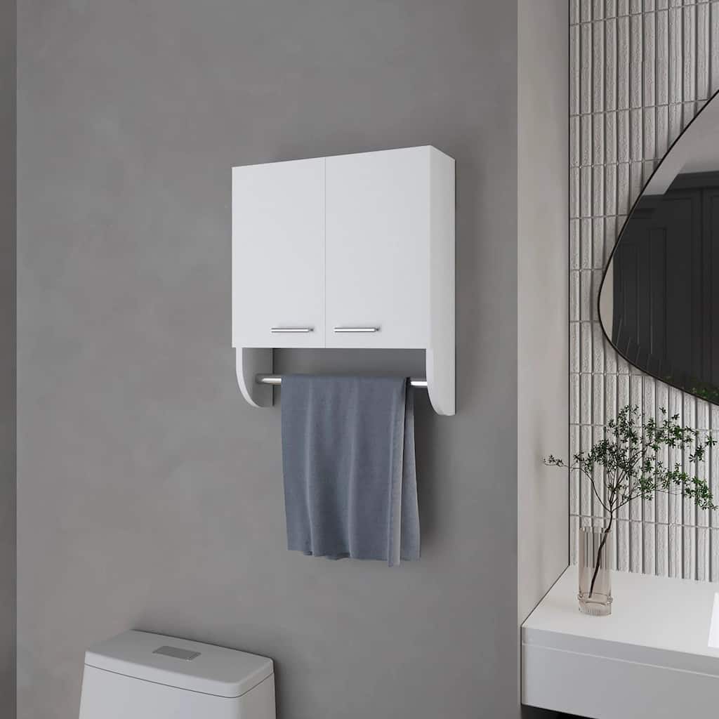 Medicine Cabinet with Towel Bar