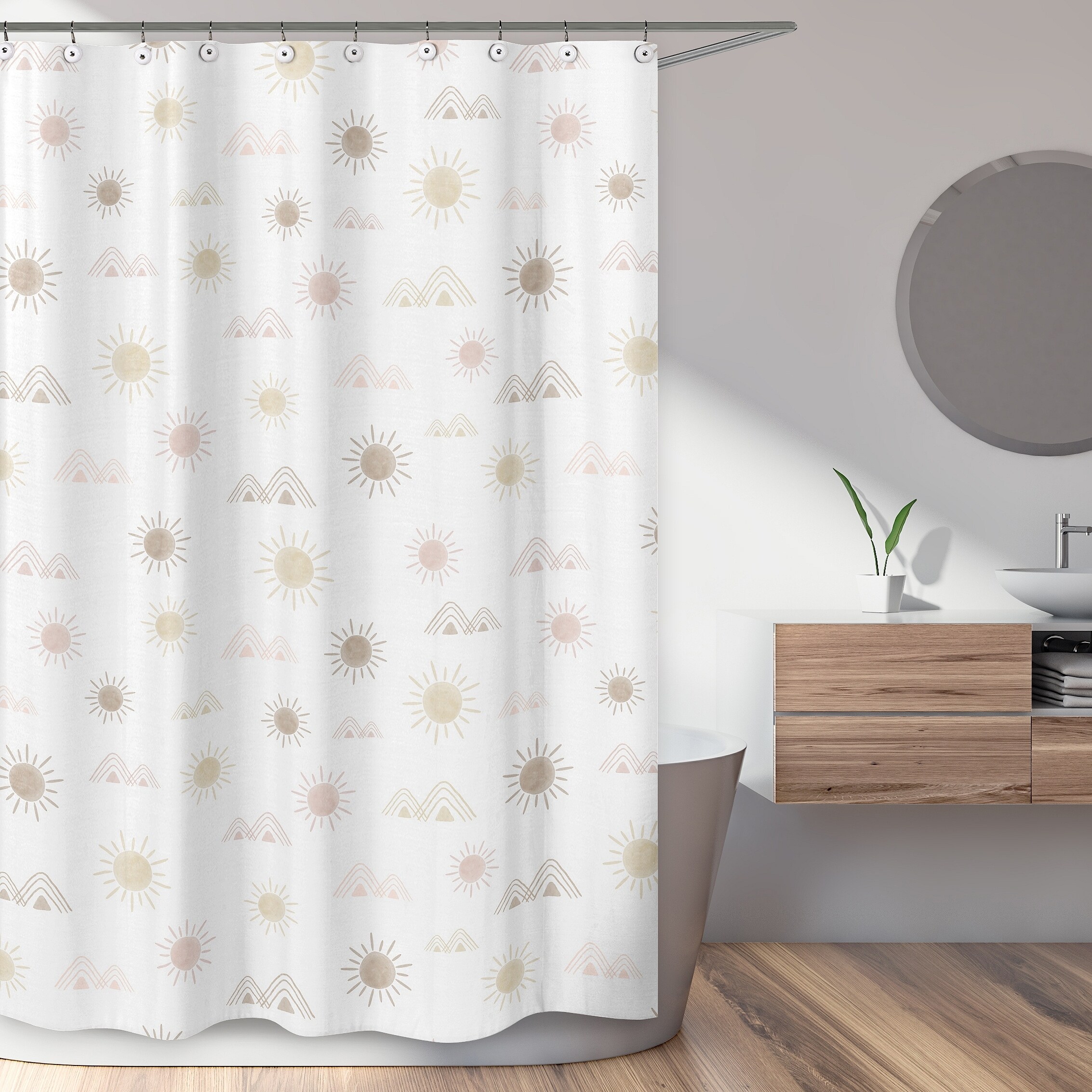 Mauve shower curtain sale