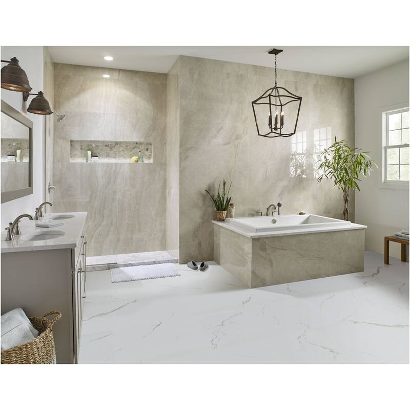 Ackland AKVRC18X36-5012-PL Tropez 18" x 36" Embossed Vinyl Flooring