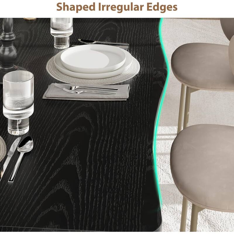 78.7 Inch Kitchen Dining Table Set for 6-8 for Dining Room, Kitchen, or Office (Only Table)