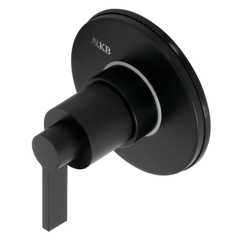 Kingston Brass NuvoFusion Single Handle 3 Function Diverter Valve Trim - Matte Black