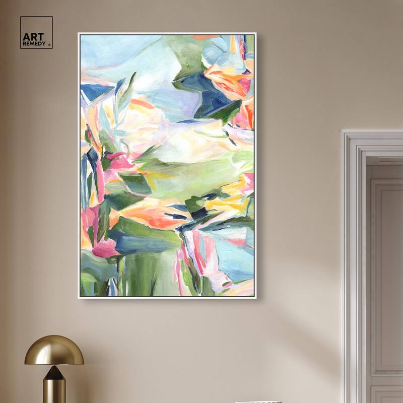 Sunkissed Garden Canvas by Art Remedy