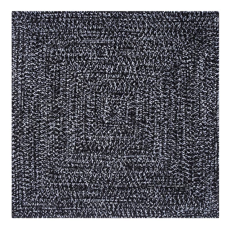 Better Trends Chenille Tweed & Solid Braid 100% Polyester Stain Resistant, Double Sided Reversible Indoor Area Rug