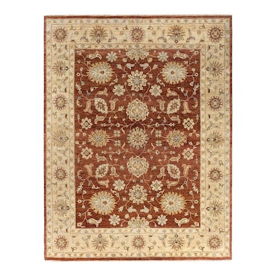 Oushak One-of-a-Kind Hand-Knotted Area Rug - Rust, 8' 3" x 10' 7" - 8' 3" x 10' 7"