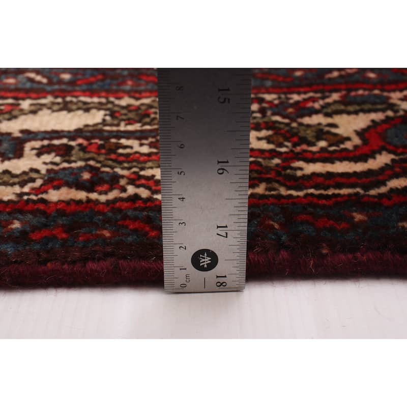 ECARPETGALLERY Hand-knotted Andelz Red Wool Rug - 4'5 x 6'7
