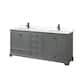 Option Dark Gray / White Quartz Top / Matte Black