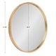 preview thumbnail 94 of 97, Kate and Laurel Travis Round Wood Accent Wall Mirror