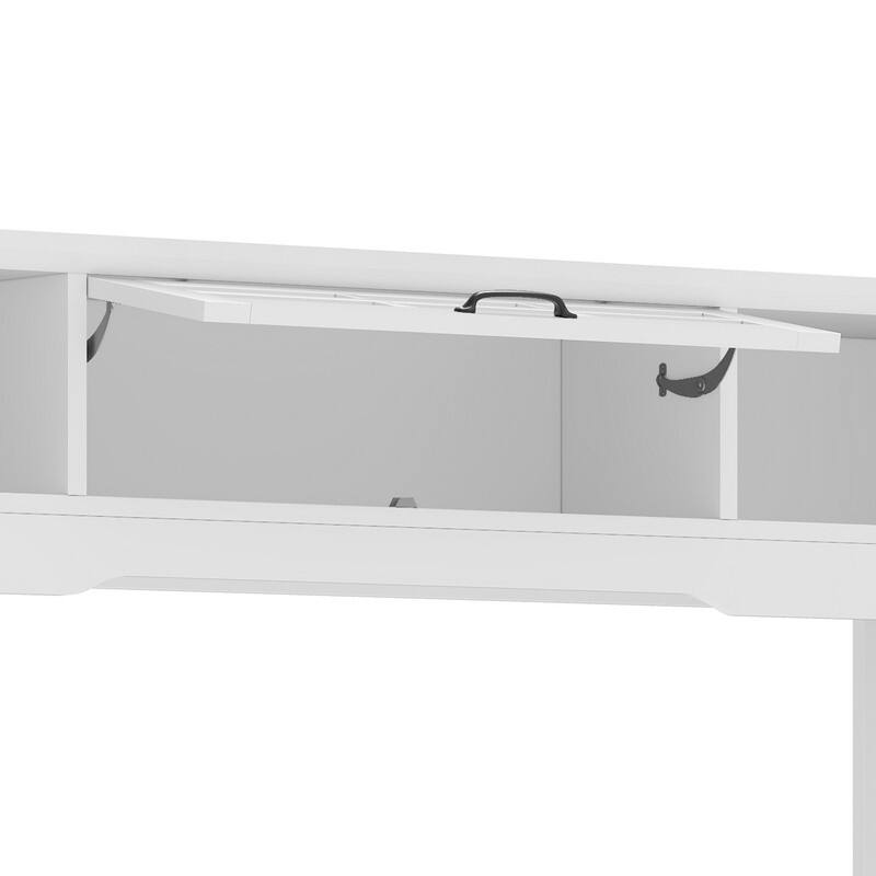 Moasis Vintage TV Stand with Power Outlet for 65" TVs