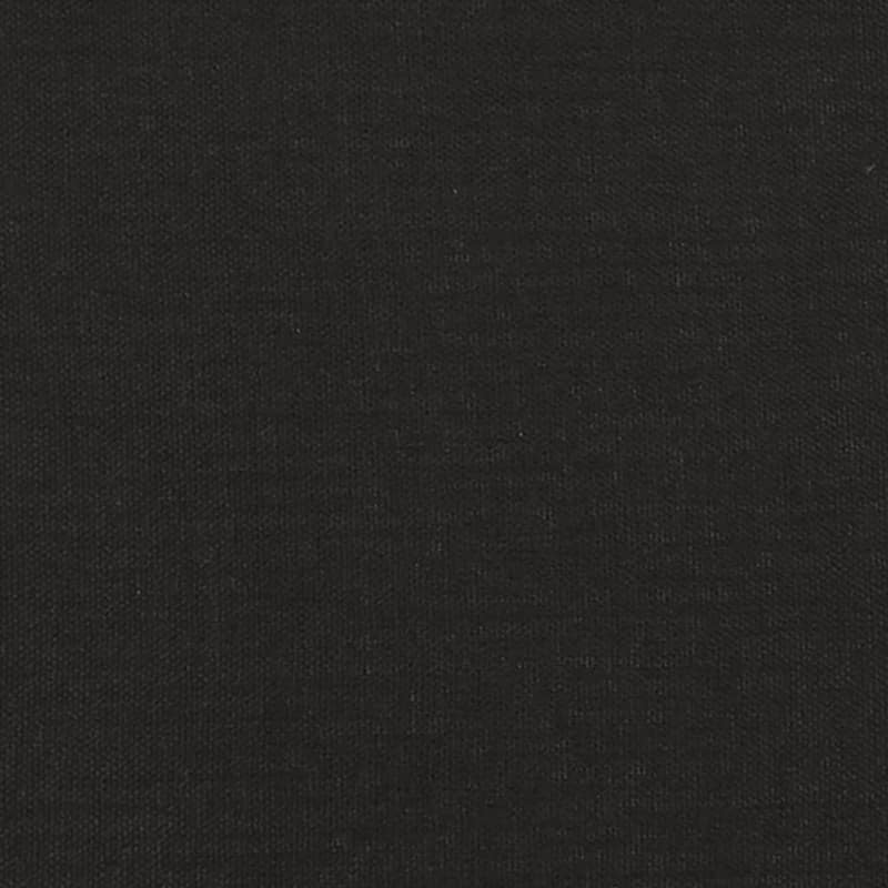 vidaXL Bench Black Polyester, Foam, Plywood Medium Bench Rectangular - 13.8 x 27.6 x 16.1 in