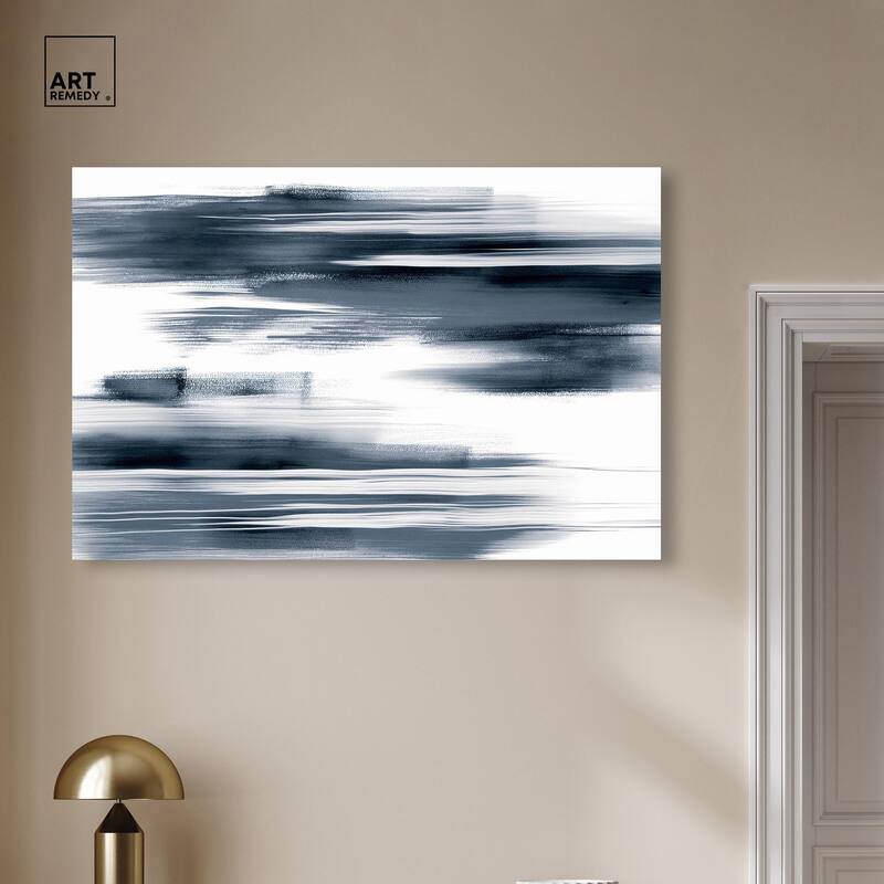 Blue Mirage II Canvas by Art Remedy, Gallery Wrapped