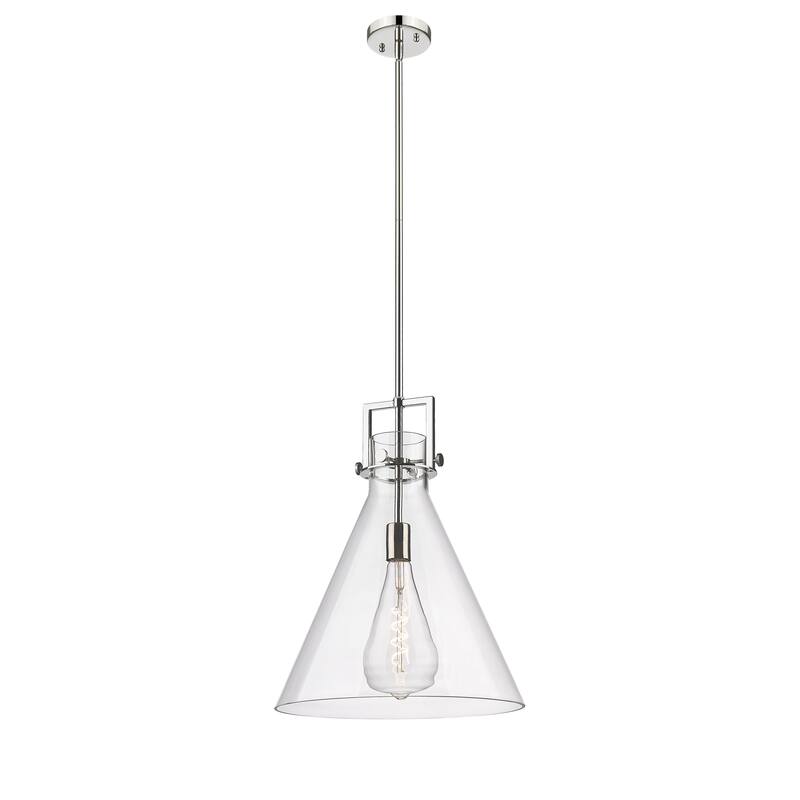 Innovations Lighting Newton Cone - 1 Light 16" Stem Hung Pendant
