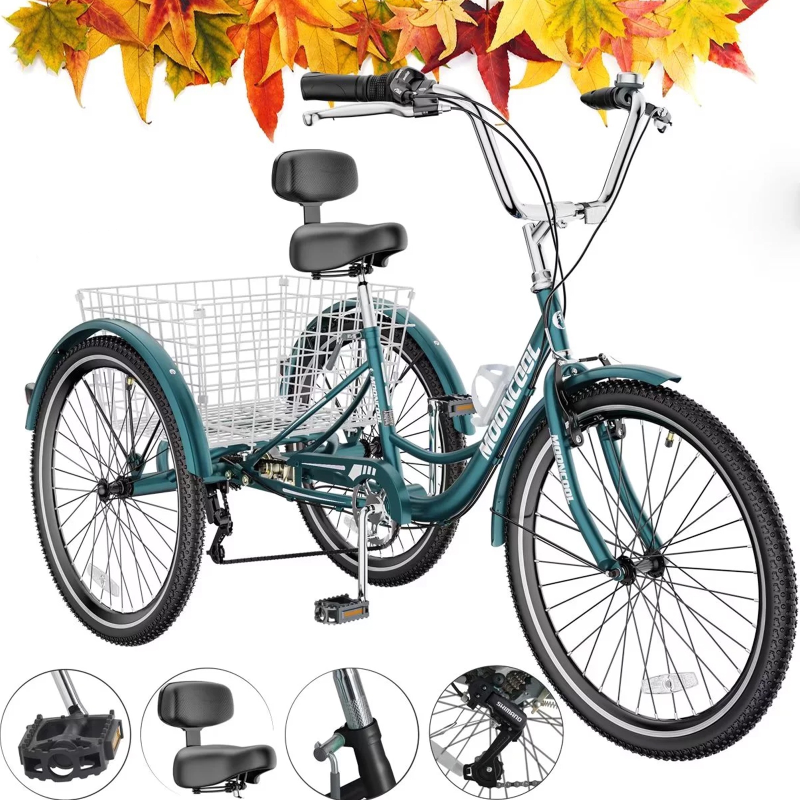 DoCred 24 Adult Tricycle 3 Wheel Trike Low Stand over Frame Bike On Sale Bed Bath Beyond 39496178