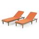 Option Gray Finish + Rust Orange Cushion