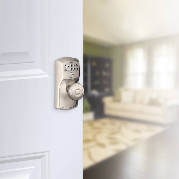 Shop Schlage Fe595 Cam Geo Camelot Keypad Entry With Flex