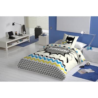 Gouchee Home Superhero Twin 2pc Duvet Cover Set