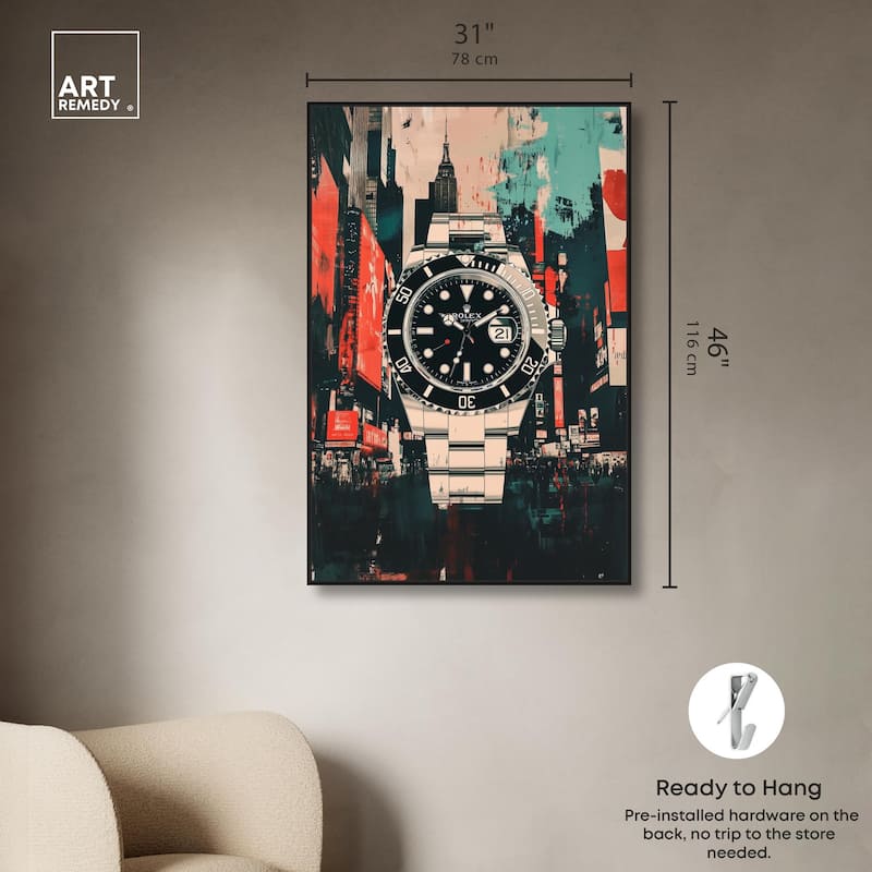 Cityscape Watch Canvas by Art Remedy