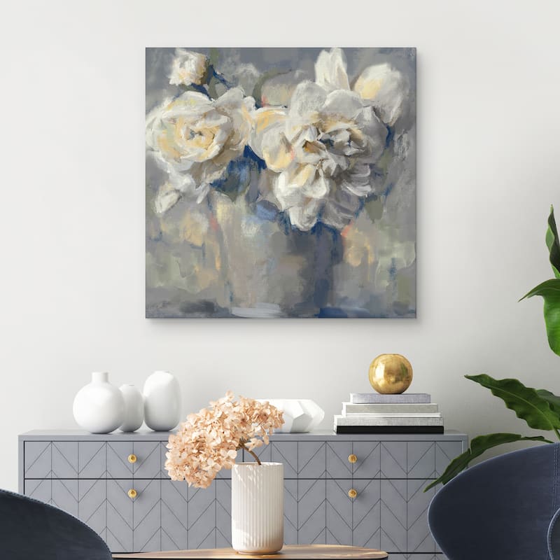 Potted Petals by Studio Arts Canvas Art Print