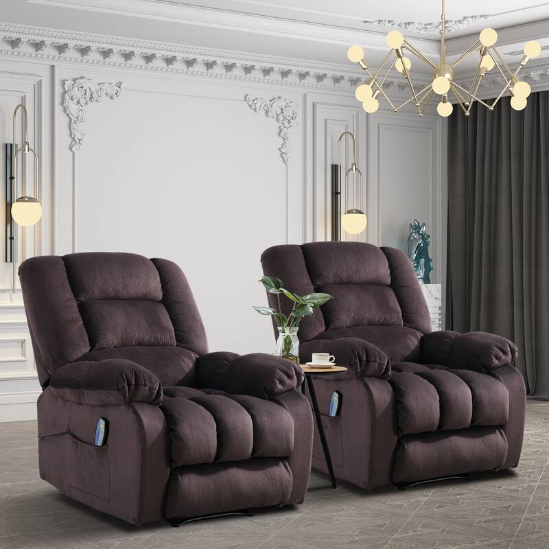 Manual Massage and Heating Recliner Sofa Chair