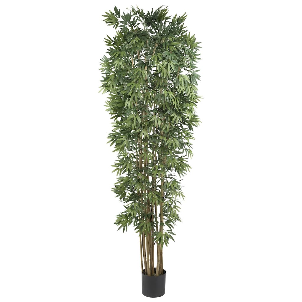 7ft Bamboo Silk Tree - Realistic Faux Bamboo Plant for Home Office Decor - 7ft.